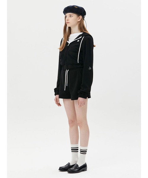 KIRSH（キルシー）の「KIRSH SMALL CHERRY TERRY SHORT PANTS/キルシースモールチェリーテリーショートパンツ（その他パンツ・レディース・スカイブルー/ブラック/グレー・ONE SIZE）」の8枚目の写真