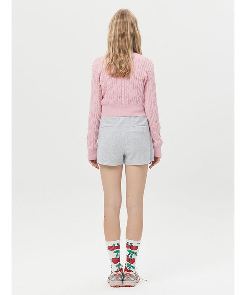 KIRSH（キルシー）の「KIRSH SMALL CHERRY TERRY SHORT PANTS/キルシースモールチェリーテリーショートパンツ（その他パンツ・レディース・スカイブルー/ブラック/グレー・ONE SIZE）」の13枚目の写真