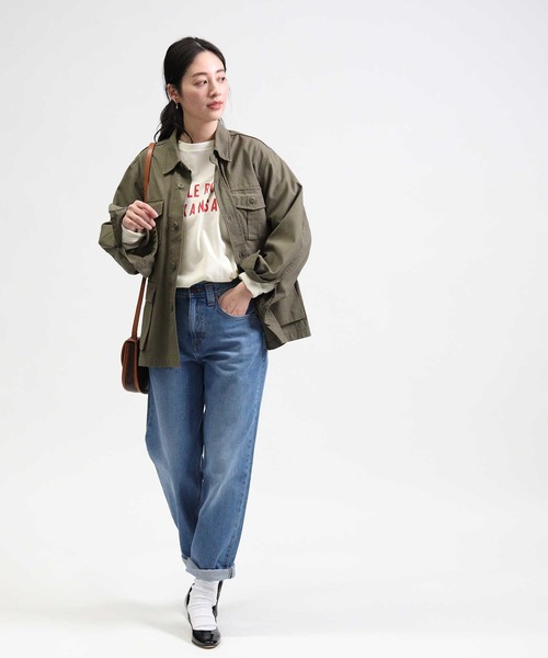 HONEYSUCKLE ROSE（ハニーサックルローズ）の「【HONEYSUCKLE ROSE】ミリタリージャケット（ミリタリージャケット・レディース・カーキブラウン/ブラック・M/L）」の15枚目の写真