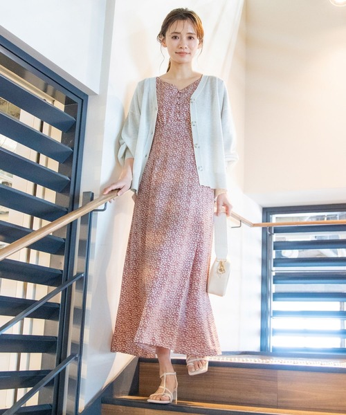 mysty woman（ミスティウーマン）の「シアーラメカーディガン 275291（カーディガン/ボレロ・レディース・ブラック/オレンジ/アイボリー/グリーン・FREE）」の5枚目の写真