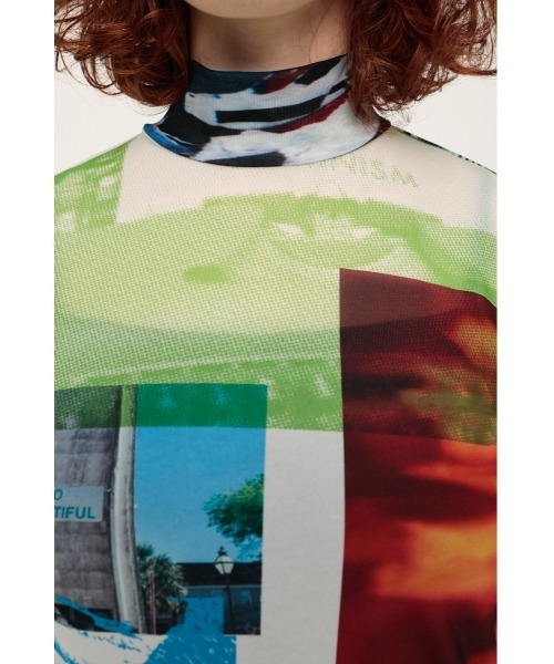 SLY(スライ)の「MIX COLLAGE TOPS トップス(Tシャツ/カットソー・レディース・マルチ・FREE)」の8枚目の写真