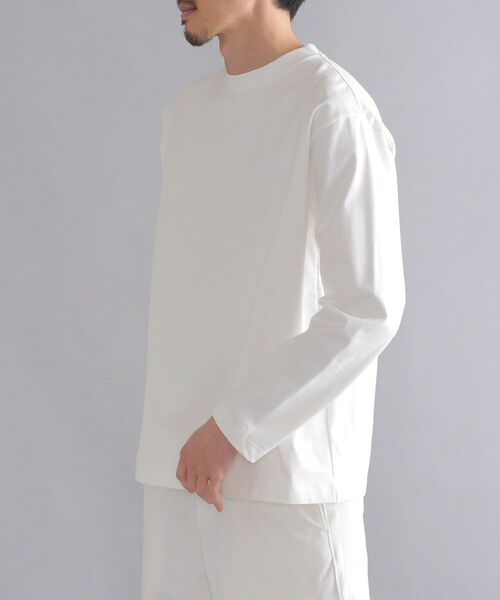SBTRACT（サブトラクト）の「【SHIPS別注】SBTRACT: ヘビーウェイト ロングスリーブTシャツ (セットアップ対応)（Tシャツ/カットソー・メンズ・ホワイト/グレー/ネイビー・3/2/4）」の5枚目の写真