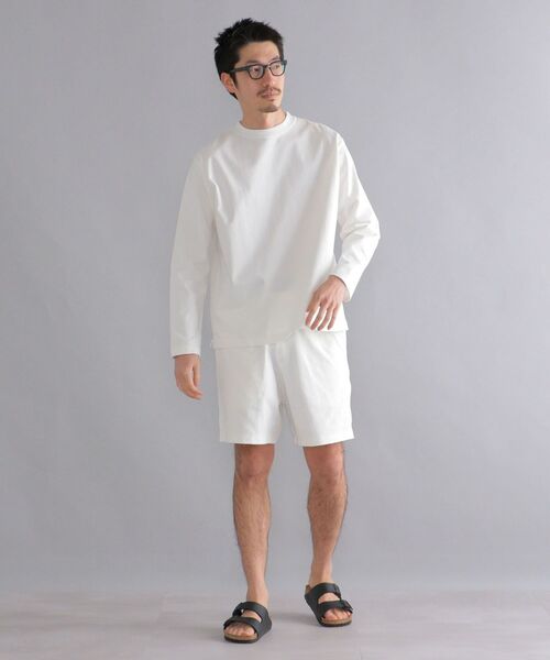 SBTRACT（サブトラクト）の「【SHIPS別注】SBTRACT: ヘビーウェイト ロングスリーブTシャツ (セットアップ対応)（Tシャツ/カットソー・メンズ・ホワイト/グレー/ネイビー・3/2/4）」の8枚目の写真