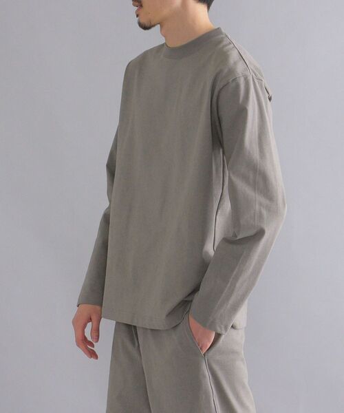 SBTRACT（サブトラクト）の「【SHIPS別注】SBTRACT: ヘビーウェイト ロングスリーブTシャツ (セットアップ対応)（Tシャツ/カットソー・メンズ・ホワイト/グレー/ネイビー・3/2/4）」の10枚目の写真