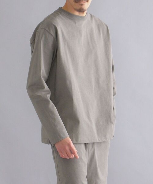 SBTRACT（サブトラクト）の「【SHIPS別注】SBTRACT: ヘビーウェイト ロングスリーブTシャツ (セットアップ対応)（Tシャツ/カットソー・メンズ・ホワイト/グレー/ネイビー・3/2/4）」の12枚目の写真