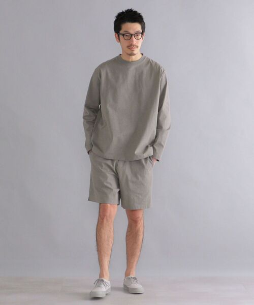 SBTRACT（サブトラクト）の「【SHIPS別注】SBTRACT: ヘビーウェイト ロングスリーブTシャツ (セットアップ対応)（Tシャツ/カットソー・メンズ・ホワイト/グレー/ネイビー・3/2/4）」の13枚目の写真