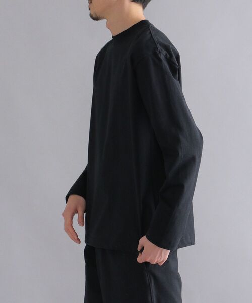 SBTRACT（サブトラクト）の「【SHIPS別注】SBTRACT: ヘビーウェイト ロングスリーブTシャツ (セットアップ対応)（Tシャツ/カットソー・メンズ・ホワイト/グレー/ネイビー・3/2/4）」の14枚目の写真