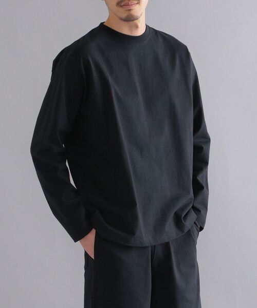 SBTRACT（サブトラクト）の「【SHIPS別注】SBTRACT: ヘビーウェイト ロングスリーブTシャツ (セットアップ対応)（Tシャツ/カットソー・メンズ・ホワイト/グレー/ネイビー・3/2/4）」の17枚目の写真