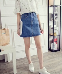 gossip！ロサンゼルス（ゴシップロサンゼルス）の「デニムタイトスカート（デニムスカート）」