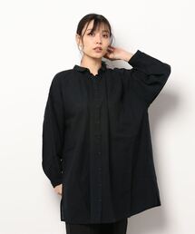 Samansa Mos2 | リサイクルリネン混チュニックブラウス(シャツ/ブラウス)