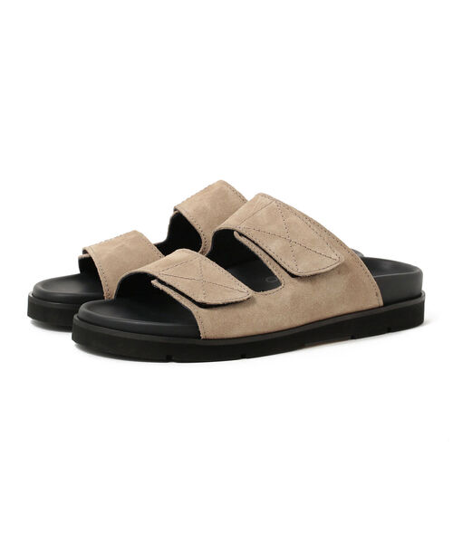 BRILLA per il gusto（ブリッラペルイルグースト）の「PELLICO SUNNY / スエード サンダル（サンダル・メンズ・ベージュ/ブラック・40/43/41/42/39）」の2枚目の写真