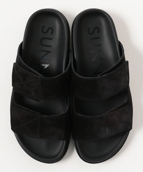 BRILLA per il gusto（ブリッラペルイルグースト）の「PELLICO SUNNY / スエード サンダル（サンダル・メンズ・ベージュ/ブラック・40/43/41/42/39）」の3枚目の写真