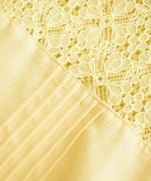 ROPE' PICNIC(ロペピクニック)の「2WAY/刺繍レース7分袖ブラウス(シャツ/ブラウス・レディース・ホワイト/イエロー/ライトグリーン/ラベンダー・38)」の15枚目の写真