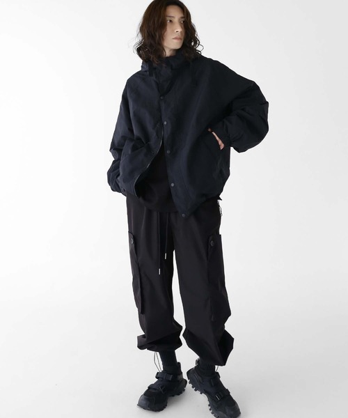 minsobi（ミンソビ）の「ポケットカーゴパンツ（カーゴパンツ・メンズ・ブラック/グレー・FREE）」の13枚目の写真