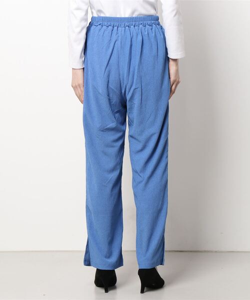 HONEYSUCKLE ROSE（ハニーサックルローズ）の「【HONEYSUCKLE ROSE】楊柳プリーツパンツ（その他パンツ・レディース・ロイヤルブルー/ブラック/ブラウン/グリーン/ダークブラウン/ブルー/ベージュ/ブラック×ホワイト・M/S/L）」の9枚目の写真