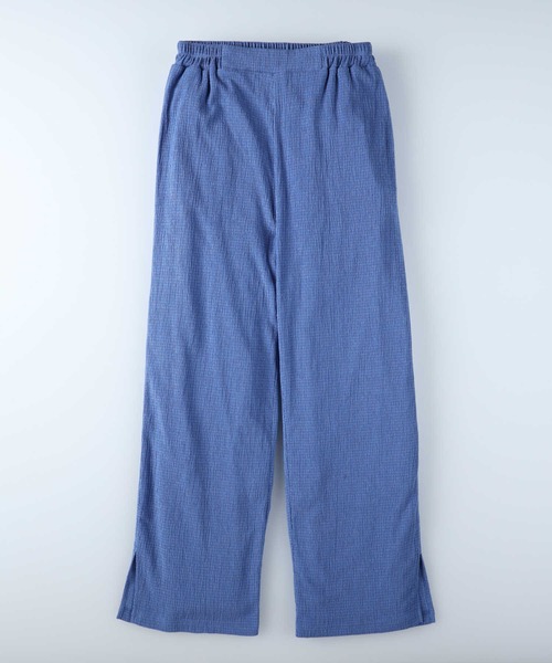 HONEYSUCKLE ROSE（ハニーサックルローズ）の「【HONEYSUCKLE ROSE】楊柳プリーツパンツ（その他パンツ・レディース・ロイヤルブルー/ブラック/ブラウン/グリーン/ダークブラウン/ブルー/ベージュ/ブラック×ホワイト・M/S/L）」の11枚目の写真