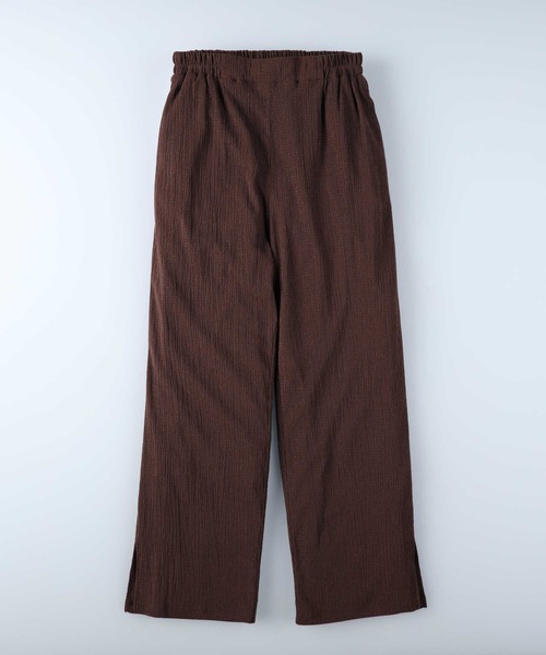 HONEYSUCKLE ROSE（ハニーサックルローズ）の「【HONEYSUCKLE ROSE】楊柳プリーツパンツ（その他パンツ・レディース・ロイヤルブルー/ブラック/ブラウン/グリーン/ダークブラウン/ブルー/ベージュ/ブラック×ホワイト・M/S/L）」の12枚目の写真