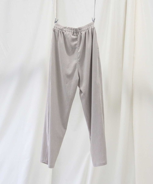 HONEYSUCKLE ROSE（ハニーサックルローズ）の「【HONEYSUCKLE ROSE】楊柳プリーツパンツ（その他パンツ・レディース・ロイヤルブルー/ブラック/ブラウン/グリーン/ダークブラウン/ブルー/ベージュ/ブラック×ホワイト・M/S/L）」の18枚目の写真