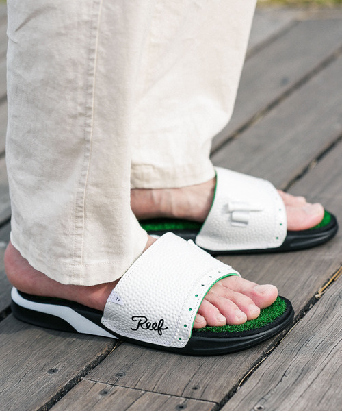REEF(リーフ)の「REEF MULLIGAN SLIDE(サンダル・メンズ・グリーン・8/10/9)」の2枚目の写真