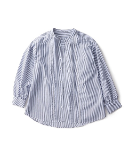ROPE' PICNIC(ロペピクニック)の「リネン混カラーストライプ&ギンガムチェックシャツ(シャツ/ブラウス・レディース・ブラック/ホワイト/グリーン/ネイビー・38)」の17枚目の写真