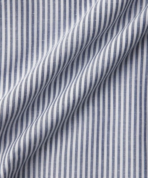 ROPE' PICNIC(ロペピクニック)の「リネン混カラーストライプ&ギンガムチェックシャツ(シャツ/ブラウス・レディース・ブラック/ホワイト/グリーン/ネイビー・38)」の22枚目の写真
