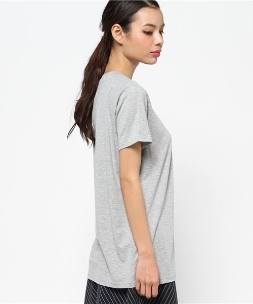 Chille anap(チルアナップ)の「ANAP/アナップ CHILLE ロゴバレエシューズTシャツ(Tシャツ/カットソー・レディース・オフホワイト/グレー/サックスブルー/ピンク・FREE)」の6枚目の写真