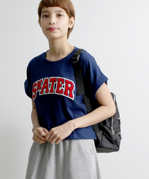 WEGO | WEGO/サガラ刺繍クロップドTシャツ(Tシャツ/カットソー)