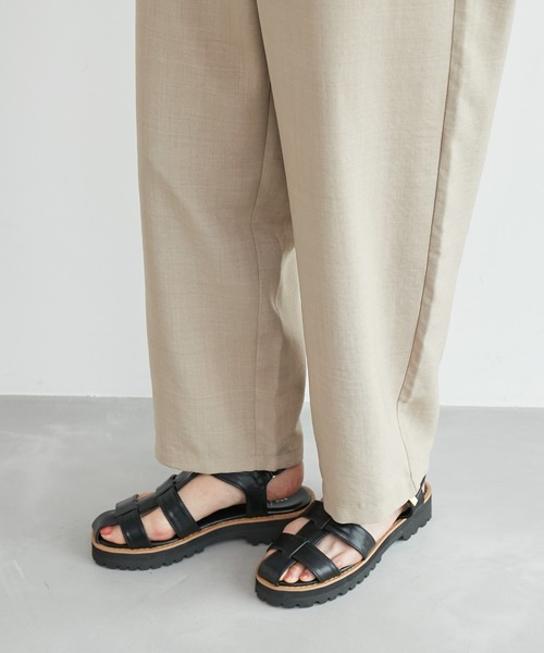 ROPE' PICNIC（ロペピクニック）の「【WEB限定】カジュアルジャンプスーツ（つなぎ/オールインワン・レディース・ブラック/ベージュ・38）」の13枚目の写真