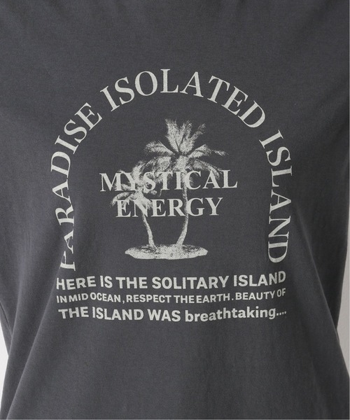 plage（プラージュ）の「PARADISE graphic Tシャツ（Tシャツ/カットソー・レディース・ホワイト/チャコールグレー/ベージュ系その他・FREE）」の16枚目の写真