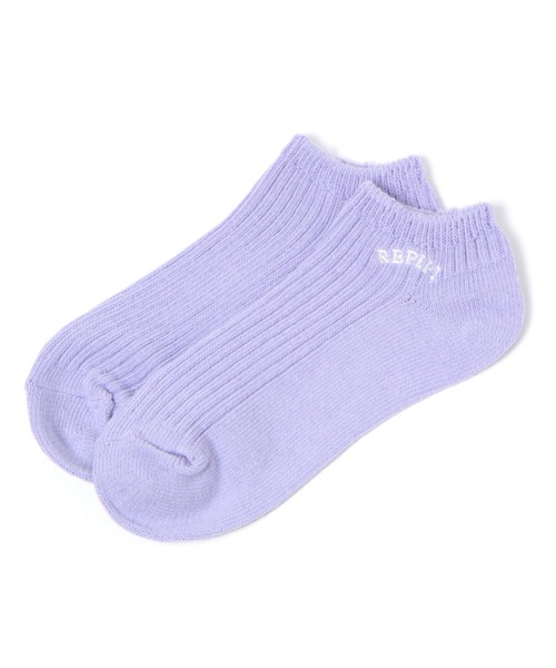 repipi armario（レピピ アルマリオ）の「アーチロゴショートソックス（ソックス/靴下・キッズ・ブラック系その他/ホワイト/グレー/ピンク系その他/ベージュ/パープル系その他/イエロー系その他/グリーン系その他/グリーン/ブルー/ホワイト系その他/ホワイト系その他2/パープル/ライム・FREE）」の11枚目の写真