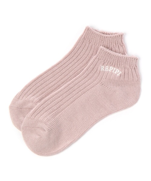 repipi armario（レピピ アルマリオ）の「アーチロゴショートソックス（ソックス/靴下・キッズ・ブラック系その他/ホワイト/グレー/ピンク系その他/ベージュ/パープル系その他/イエロー系その他/グリーン系その他/グリーン/ブルー/ホワイト系その他/ホワイト系その他2/パープル/ライム・FREE）」の14枚目の写真