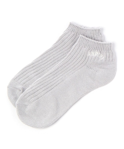 repipi armario（レピピ アルマリオ）の「アーチロゴショートソックス（ソックス/靴下・キッズ・ブラック系その他/ホワイト/グレー/ピンク系その他/ベージュ/パープル系その他/イエロー系その他/グリーン系その他/グリーン/ブルー/ホワイト系その他/ホワイト系その他2/パープル/ライム・FREE）」の6枚目の写真