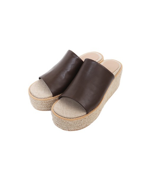 ACYM(アシーム)の「Jute sole wedge サンダル(サンダル・レディース・ブラック/クリア/キャメル・SMALL/MEDIUM/LARGE)」の18枚目の写真