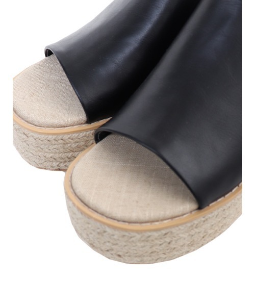 ACYM(アシーム)の「Jute sole wedge サンダル(サンダル・レディース・ブラック/クリア/キャメル・SMALL/MEDIUM/LARGE)」の14枚目の写真