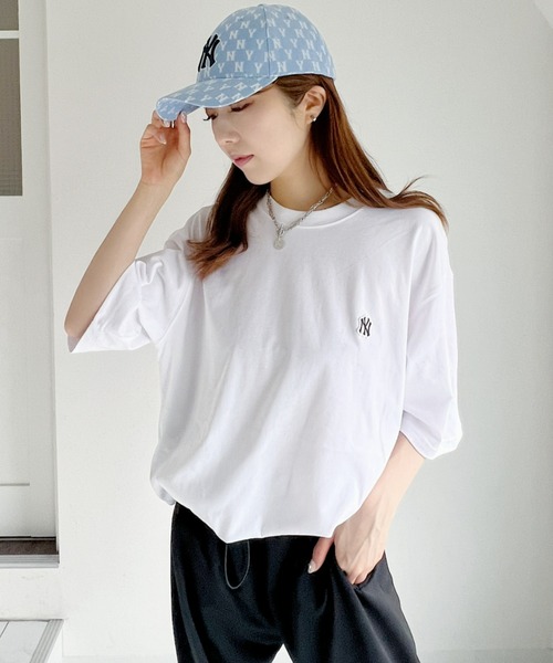 MLB Korea（エムエルビーコリア）の「MLB Korea(エムエルビーコリア)/モノグラム クラシック ベースボール キャップ（キャップ・レディース・ブラック/ベージュ/ブルー・FREE）」の16枚目の写真