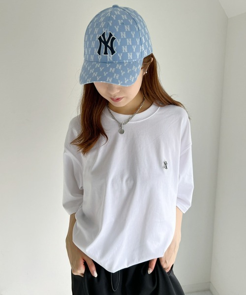 MLB Korea（エムエルビーコリア）の「MLB Korea(エムエルビーコリア)/モノグラム クラシック ベースボール キャップ（キャップ・レディース・ブラック/ベージュ/ブルー・FREE）」の13枚目の写真