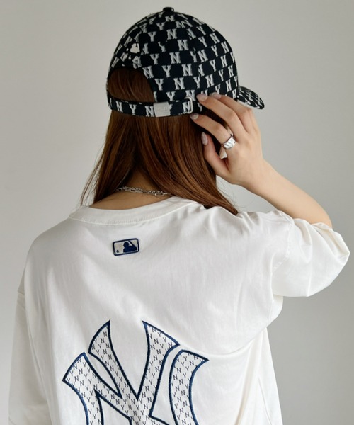 MLB Korea（エムエルビーコリア）の「MLB Korea(エムエルビーコリア)/モノグラム クラシック ベースボール キャップ（キャップ・レディース・ブラック/ベージュ/ブルー・FREE）」の14枚目の写真