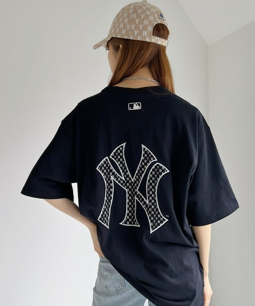 MLB Korea（エムエルビーコリア）の「MLB Korea(エムエルビーコリア)/モノグラム クラシック ベースボール キャップ（キャップ・レディース・ブラック/ベージュ/ブルー・FREE）」の15枚目の写真