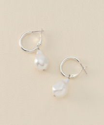 イミテーションパールピアス
