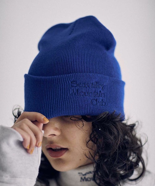 SEA(シー)の「Seavalley Mountain Club ワッチキャップ (UNISEX)(ニットキャップ/ビーニー・レディース・ホワイト/ネイビー/ピンク/イエロー/オレンジ/コバルトブルー・ONE SIZE)」の4枚目の写真