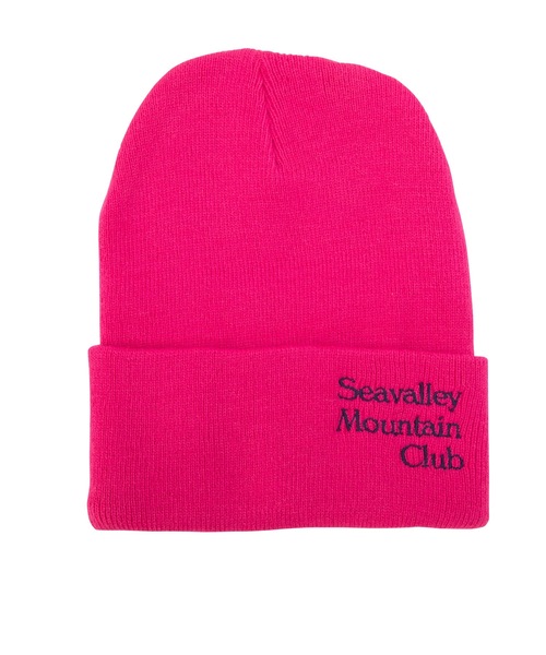 SEA(シー)の「Seavalley Mountain Club ワッチキャップ (UNISEX)(ニットキャップ/ビーニー・レディース・ホワイト/ネイビー/ピンク/イエロー/オレンジ/コバルトブルー・ONE SIZE)」の8枚目の写真