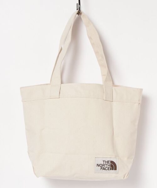 THE NORTH FACE(ザノースフェイス)の「【THE NORTH FACE】ノースフェイス Weimarner Brown Large Logo ロゴトートバッグ ユニセックス NF0A3VWQ(トートバッグ・レディース・ナチュラル/サックスブルー・FREE)」の7枚目の写真