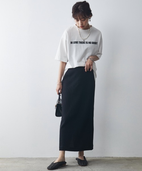 CHIC STYLE(シックスタイル)の「<大きいサイズ>綿100%ワッフルストレートシルエットマキシスカート シックスタイル(スカート・レディース・モカ/カーキ/ブラック・L/LL/3L/4L/5L)」の13枚目の写真