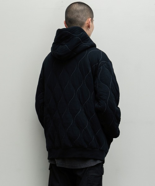 bal（バル）の「【2022秋冬】QUILTING HOODED SWEAT SHIRT（パーカー・メンズ・チャコール/ブラック/ホワイト・MEDIUM/LARGE/X-LARGE）」の7枚目の写真