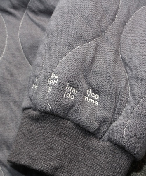 bal（バル）の「【2022秋冬】QUILTING HOODED SWEAT SHIRT（パーカー・メンズ・チャコール/ブラック/ホワイト・MEDIUM/LARGE/X-LARGE）」の15枚目の写真