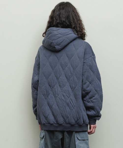 bal（バル）の「【2022秋冬】QUILTING HOODED SWEAT SHIRT（パーカー・メンズ・チャコール/ブラック/ホワイト・MEDIUM/LARGE/X-LARGE）」の6枚目の写真