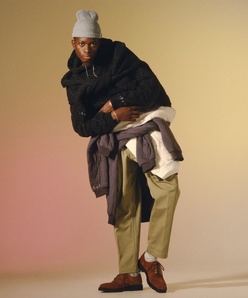 bal（バル）の「【2022秋冬】QUILTING HOODED SWEAT SHIRT（パーカー・メンズ・チャコール/ブラック/ホワイト・MEDIUM/LARGE/X-LARGE）」の13枚目の写真