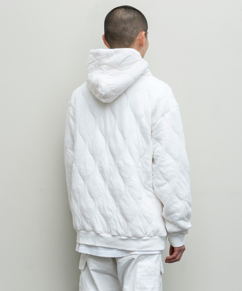 bal（バル）の「【2022秋冬】QUILTING HOODED SWEAT SHIRT（パーカー・メンズ・チャコール/ブラック/ホワイト・MEDIUM/LARGE/X-LARGE）」の14枚目の写真