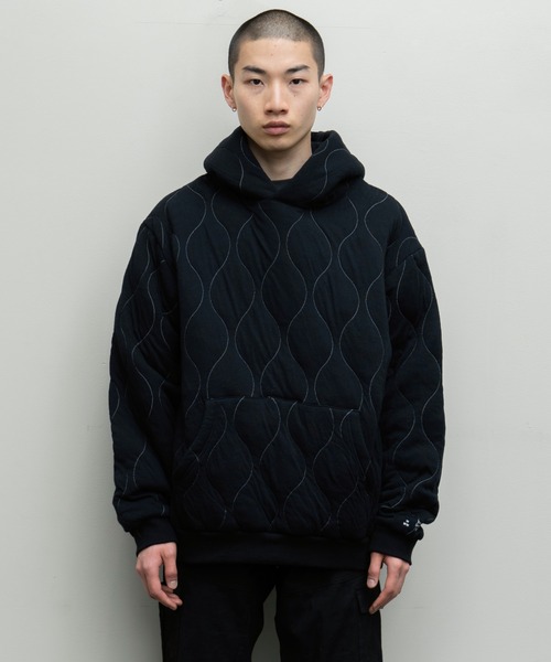 bal（バル）の「【2022秋冬】QUILTING HOODED SWEAT SHIRT（パーカー・メンズ・チャコール/ブラック/ホワイト・MEDIUM/LARGE/X-LARGE）」の12枚目の写真