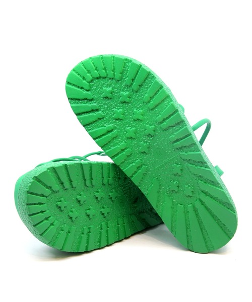 Sugar Sugar(シュガーシュガー)の「【SUGAR SUGAR シュガーシュガー】厚底コードストラップサンダル(サンダル・レディース・ブラック/アイボリー/ブラウン/グリーン・M/L/S)」の11枚目の写真